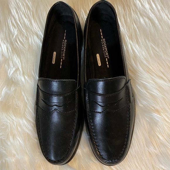 🆕NEW-ROCKPORT WALKABILITY TruTECH MEN’S BLACK LOAFERS. LIGHTWEIGHT. NWOT - Picture 7 of 7